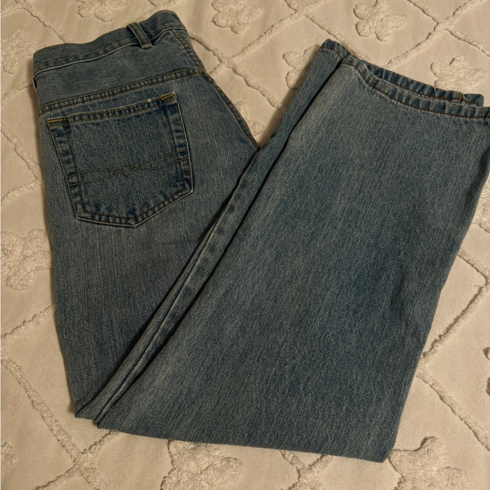 Steve & Barry's Blue Straight Leg Women's Jeans: size 6 short
